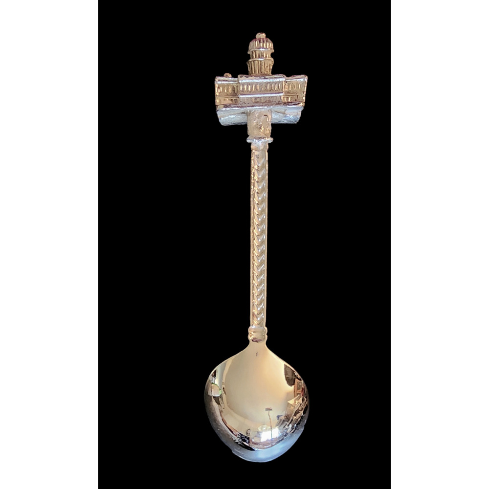 Vintage Souvenir Spoon US Collectible Washington DC Capitol Building